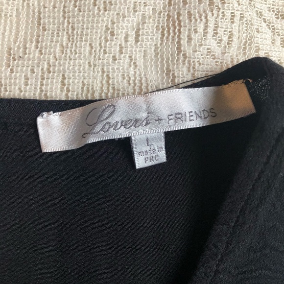 SOLD 🚫🚫🚫 Lovers + Friends cloudbreak cold shoulder boho top - Picture 3 of 9